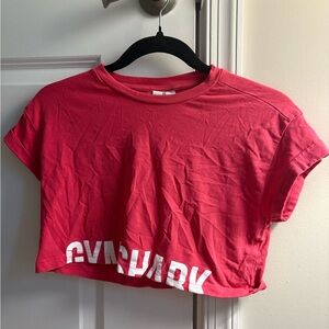 Gymshark Red Crop Top